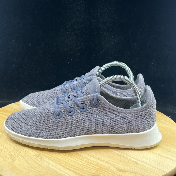 Allbirds Tree Runners Women's Size 8 Whitecap Blue Running Shoes Sneakers Wool - Picture 7 of 10